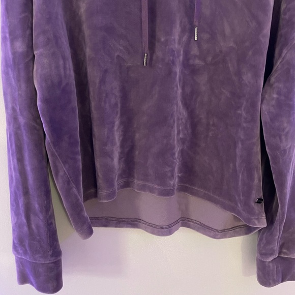DKNY Sport Lilac Velour Hoodie Women’s Small - Picture 4 of 8